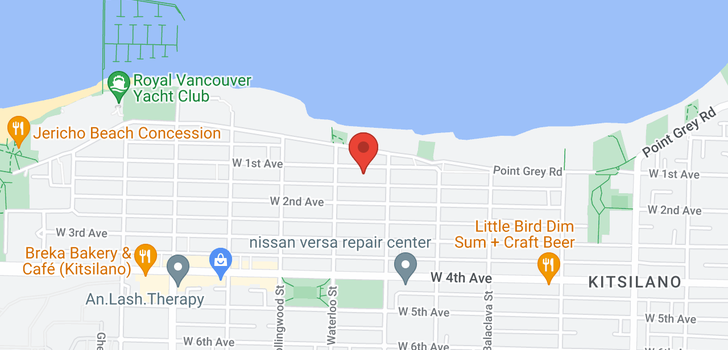 map of 3342 W 1ST AVENUE